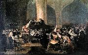 Francisco de Goya Tribunal de la Inquisicion o Auto de fe de la Inquisicion USA oil painting artist